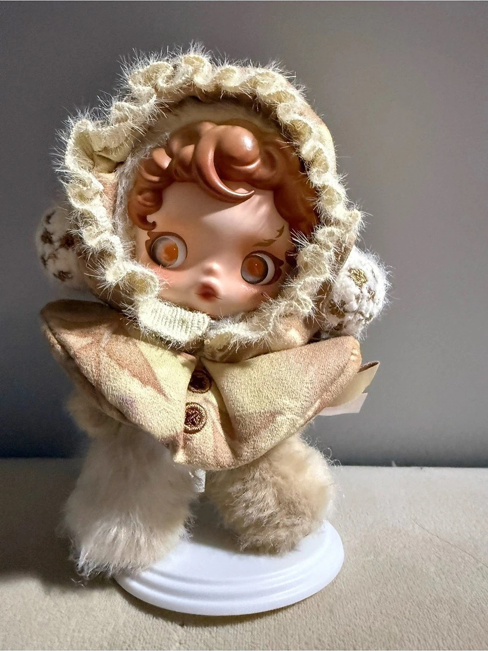 Pop Mart L'impressionnisme θSKULLPANDA Series Amber Plush Doll